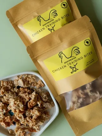 Chicken Breast Training Bites — crispy dehydrated dog training treats